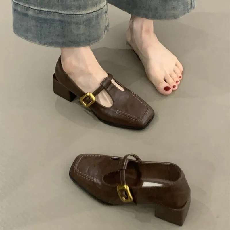 Vintage Fashion Dresses - Zapatos Mary Jane de mujer con
