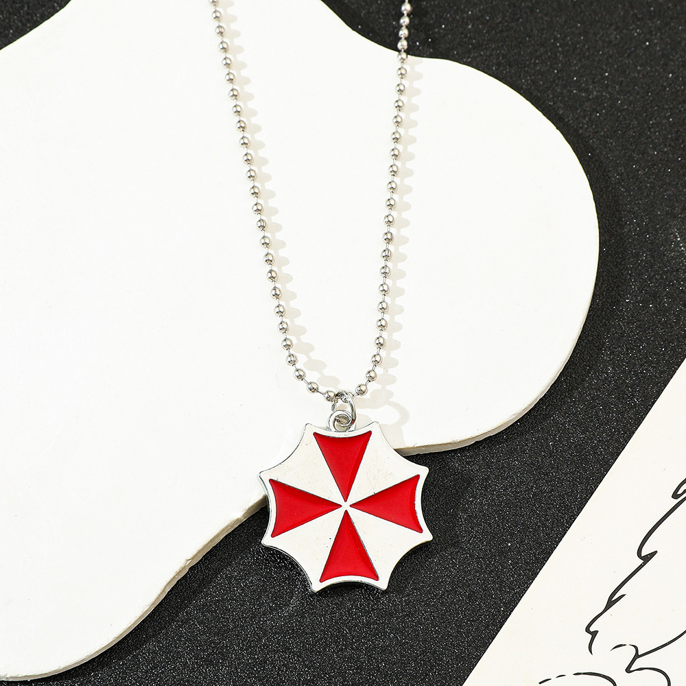 Vintage Fashion Online - Collar con Colgante de Paraguas Rojo