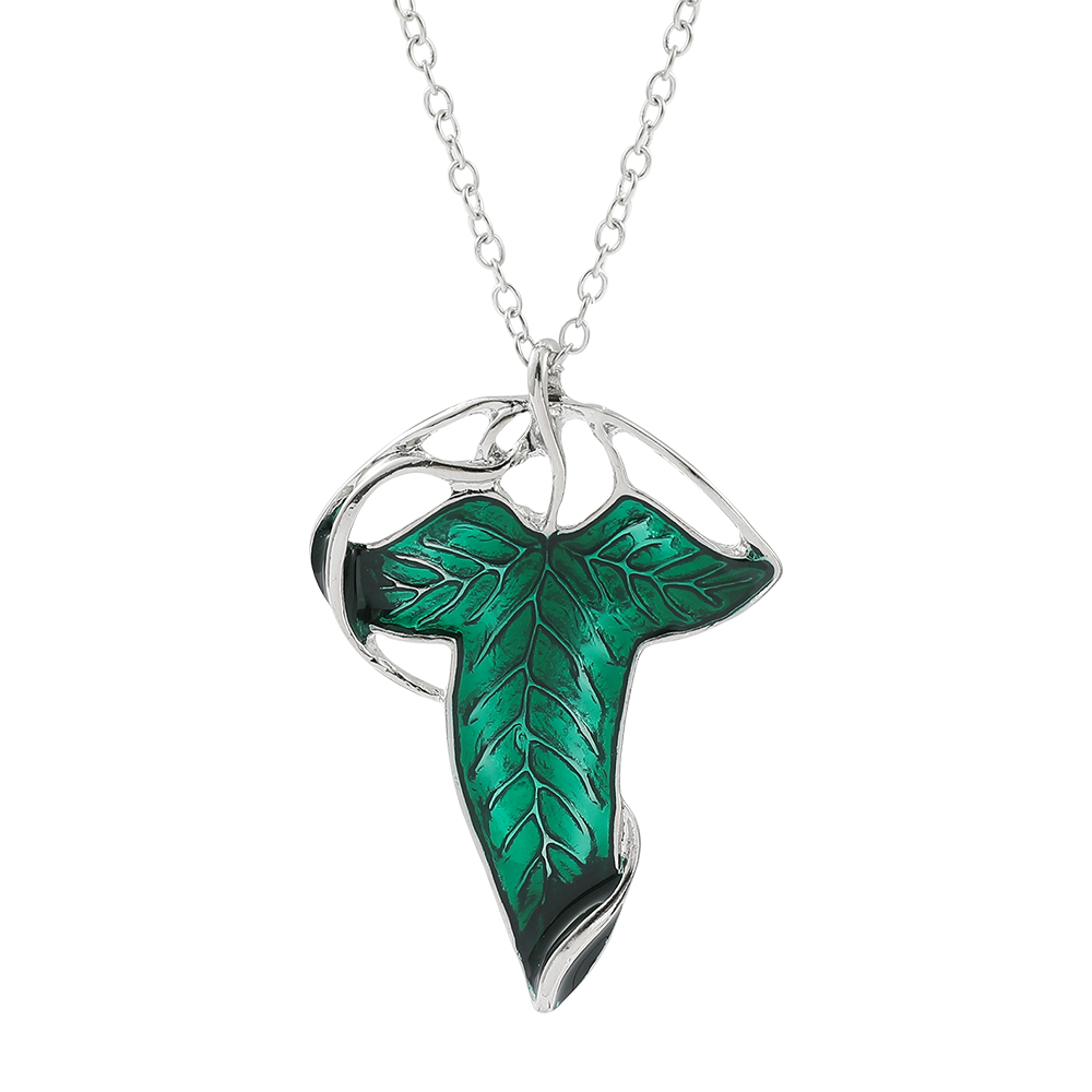 Vintage Fashion Online - Collar con Colgante de Hoja Verde