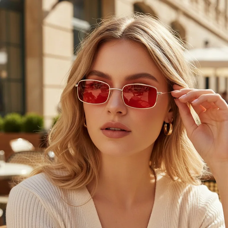 Nuevas gafas de sol cuadradas  - Vintage Fashion Enthusiasts reseña y precio