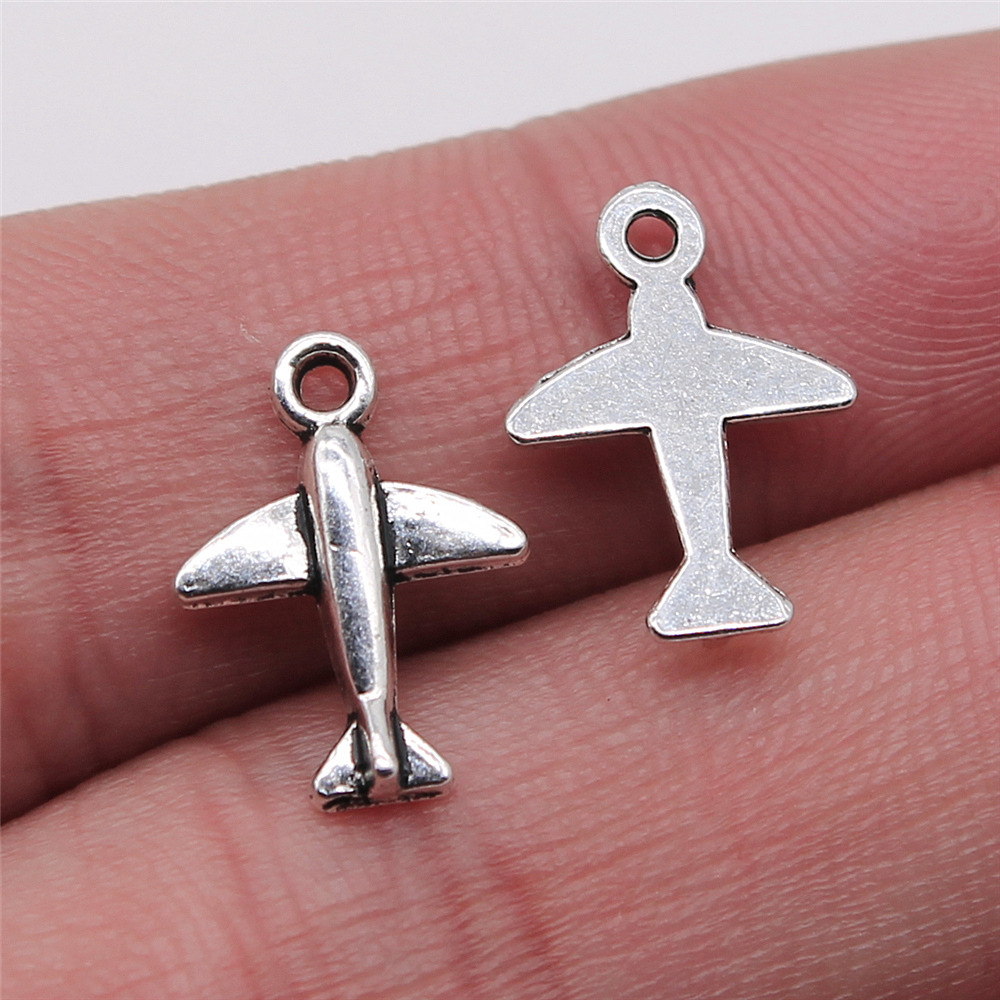 10 piezas de dijes de avión de - Vintage Fashion Online reseña y precio