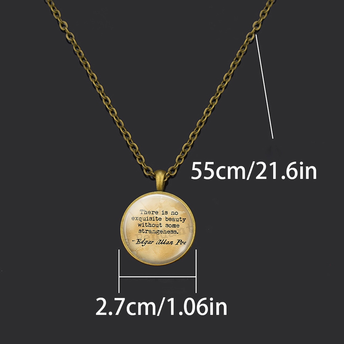Collar con Citas de Glass: 
