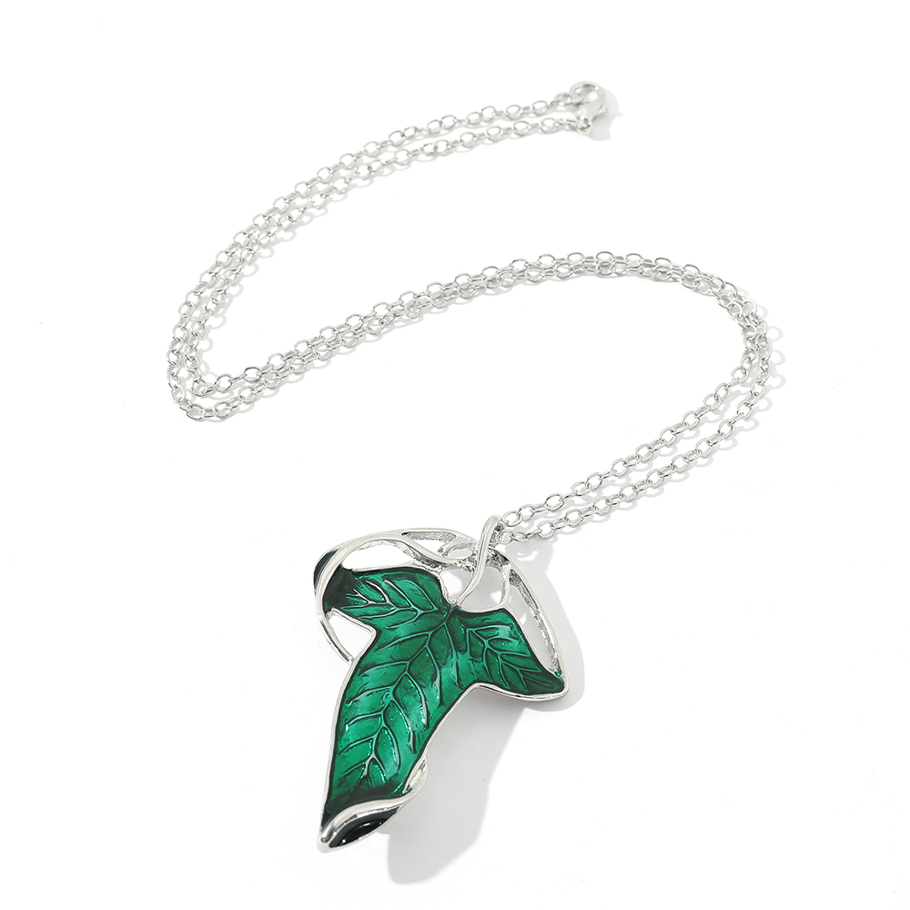 Collar con Colgante de Hoja Ve - Vintage Fashion Online reseña y precio