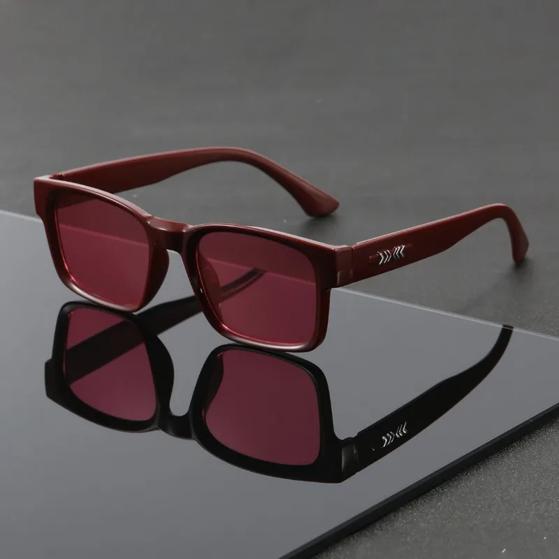 Gafas de sol con montura recta - Vintage Fashion Enthusiasts reseña y precio