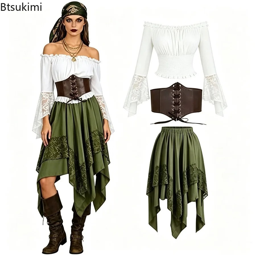 Falda Asimétrica de Estilo Ren - Vintage Fashion Dresses reseña y precio